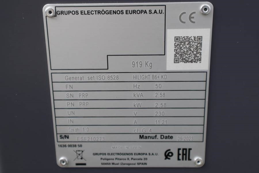 Atlas Copco Hilight B6+ KD Valid inspection, *Guarantee! Max B - 조명 타워 : 사진 5 Atlas Copco Hilight B6+ KD Valid inspection, *Guarantee! Max B - 조명 타워 : 사진 5