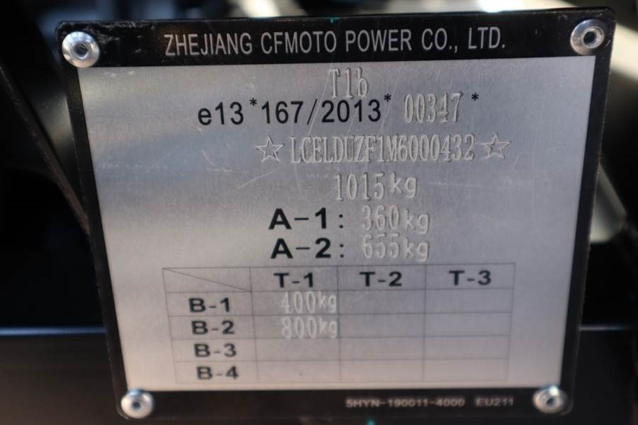 사이드 바이 사이드/ ATV CFMoto UFORCE600 Valid Inspection, *Guarantee! Dutch Regi : 사진 8