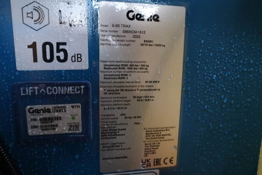 Genie S65XC Trax Valid inspection, *Guarantee! Diesel, 4 - 텔레스코픽 붐 : 사진 3 Genie S65XC Trax Valid inspection, *Guarantee! Diesel, 4 - 텔레스코픽 붐 : 사진 3