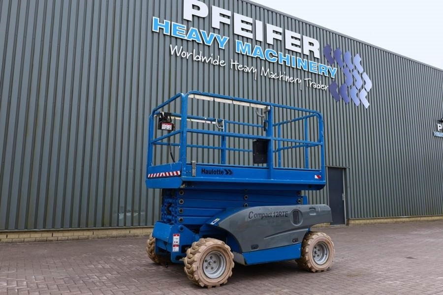 Haulotte Compact 12RTE Electric, 12m Working Height, 450kg - 시저 리프트 : 사진 1 Haulotte Compact 12RTE Electric, 12m Working Height, 450kg - 시저 리프트 : 사진 1