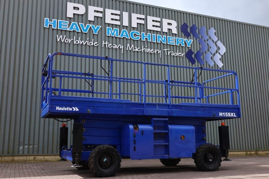 Haulotte H15SXL Diesel, 4x4 Drive, 15m Working Height, 500k - 시저 리프트 : 사진 1 Haulotte H15SXL Diesel, 4x4 Drive, 15m Working Height, 500k - 시저 리프트 : 사진 1