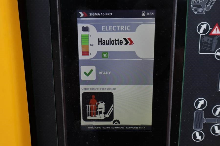 Haulotte SIGMA 16PRO NEW / UNUSED, Valid Inspection, *Guara  - 관절 붐 : 사진 5 Haulotte SIGMA 16PRO NEW / UNUSED, Valid Inspection, *Guara  - 관절 붐 : 사진 5