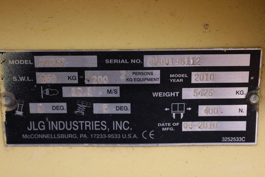 시저 리프트 JLG M4069 Hybrid, 14.2m Working Height, 360kg Capacity : 사진 6