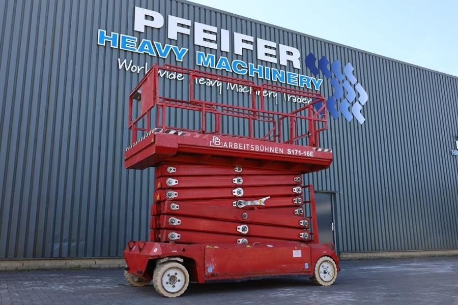 PB LIFT S171-16E Electric, 17.3m Working Height, 400k - 시저 리프트 : 사진 1 PB LIFT S171-16E Electric, 17.3m Working Height, 400k - 시저 리프트 : 사진 1