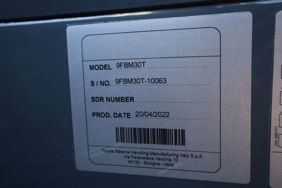 Toyota 9FBM30T Valid inspection, *Guarantee! Electric, 47 - 디젤 지게차 : 사진 5 Toyota 9FBM30T Valid inspection, *Guarantee! Electric, 47 - 디젤 지게차 : 사진 5
