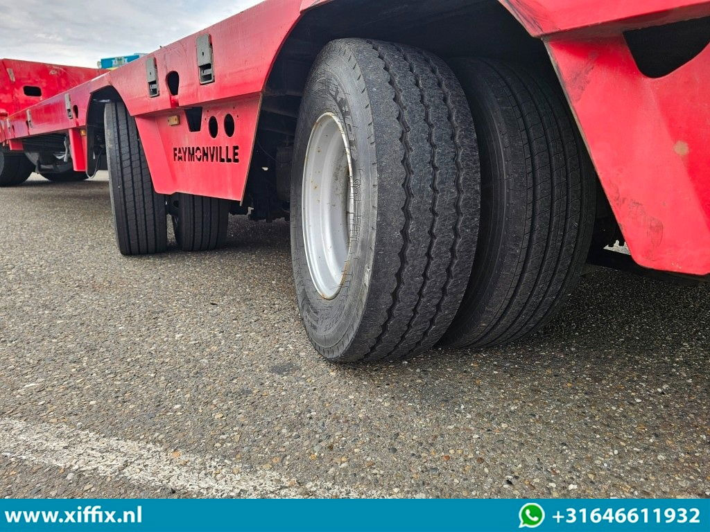 저하대 세미 트레일러 Faymonville 2-ass. Uitschuifbare semi dieplader met dubbele hydr. Kleppen / 2x gestuurd : 사진 11