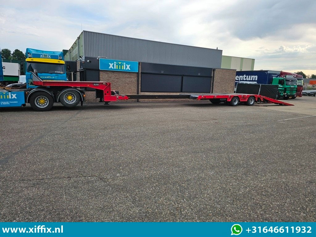 저하대 세미 트레일러 Faymonville 2-ass. Uitschuifbare semi dieplader met dubbele hydr. Kleppen / 2x gestuurd : 사진 12