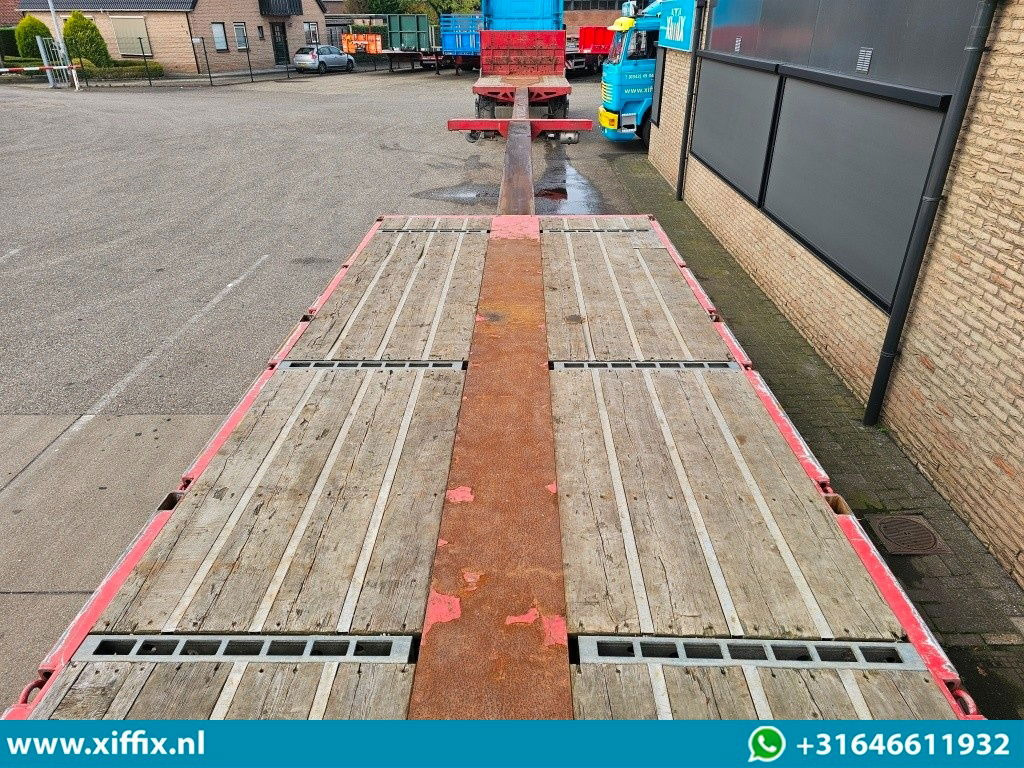 드롭사이드/ 플랫베드 세미 트레일러 Faymonville 2-ass. Vlakke dubbel 2x uitschuifbare oplegger / 2x gestuurd : 사진 9 드롭사이드/ 플랫베드 세미 트레일러 Faymonville 2-ass. Vlakke dubbel 2x uitschuifbare oplegger / 2x gestuurd : 사진 9