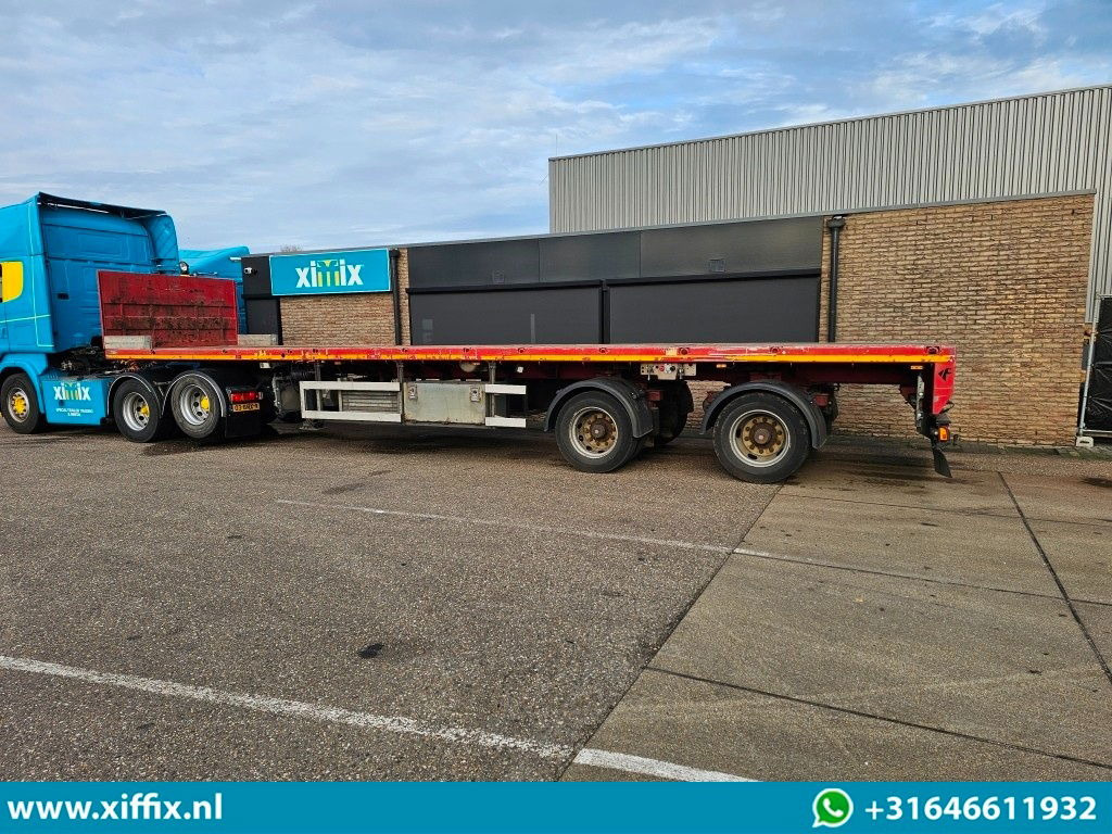 드롭사이드/ 플랫베드 세미 트레일러 Faymonville 2-ass. Vlakke dubbel 2x uitschuifbare oplegger / 2x gestuurd : 사진 13 드롭사이드/ 플랫베드 세미 트레일러 Faymonville 2-ass. Vlakke dubbel 2x uitschuifbare oplegger / 2x gestuurd : 사진 13