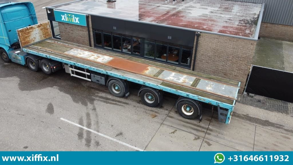 Floor 3-ass. Oplegger met kraanspoor / 2x gestuurd - 드롭사이드/ 플랫베드 세미 트레일러 : 사진 2 Floor 3-ass. Oplegger met kraanspoor / 2x gestuurd - 드롭사이드/ 플랫베드 세미 트레일러 : 사진 2