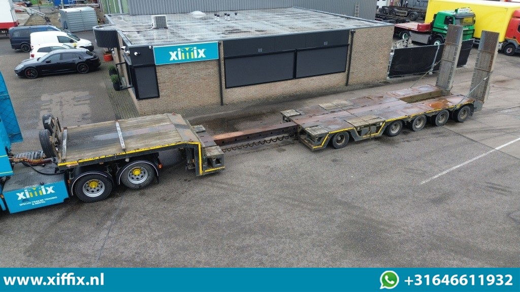 Lintrailers 5-ass. Uitschuifbare semi dieplader met hydr. Kleppen / 275 cm. Bree - 저하대 세미 트레일러 : 사진 1 Lintrailers 5-ass. Uitschuifbare semi dieplader met hydr. Kleppen / 275 cm. Bree - 저하대 세미 트레일러 : 사진 1