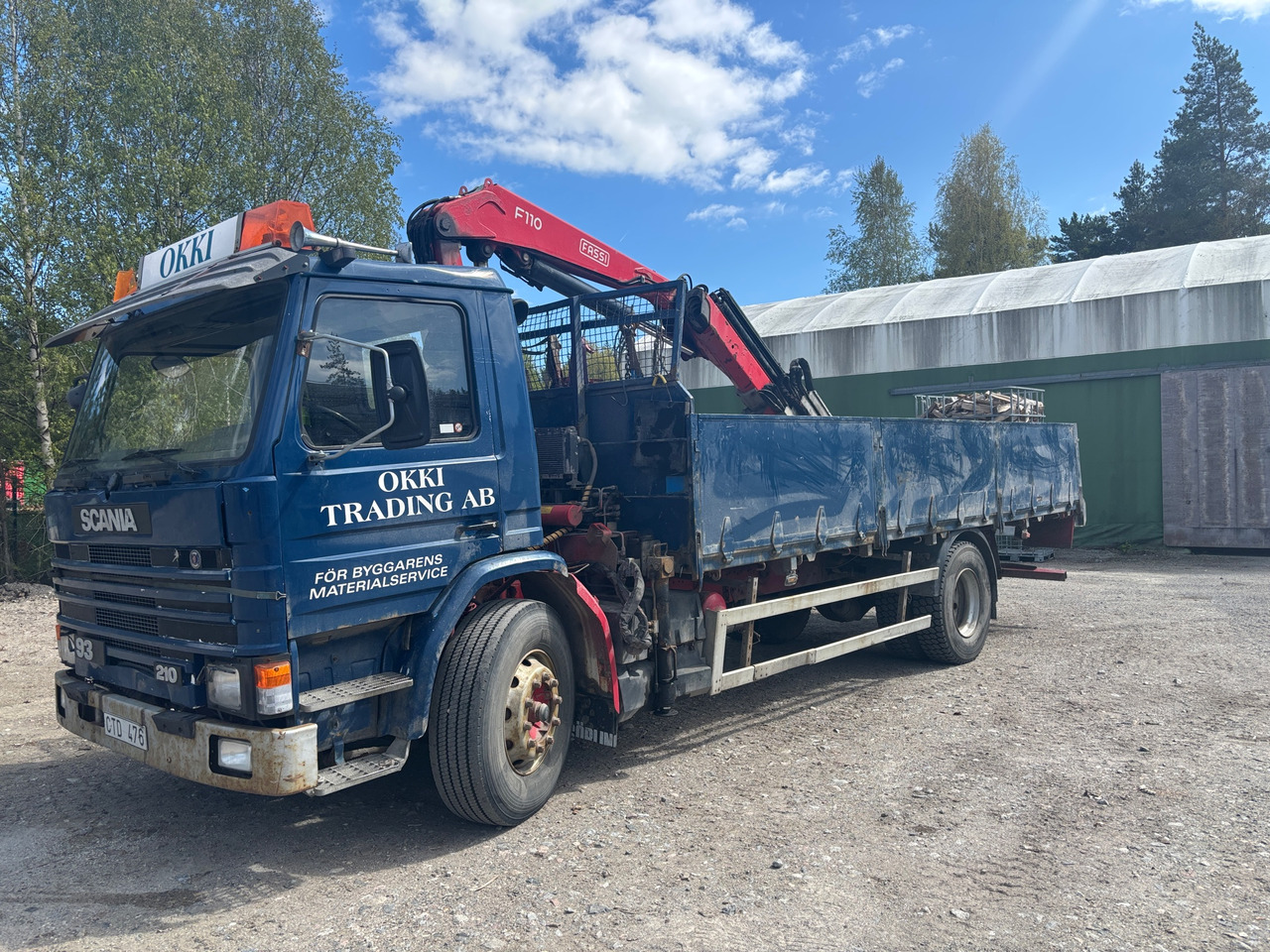 Scania G93ML4X2L 21050 - 크레인 트럭 : 사진 1 Scania G93ML4X2L 21050 - 크레인 트럭 : 사진 1