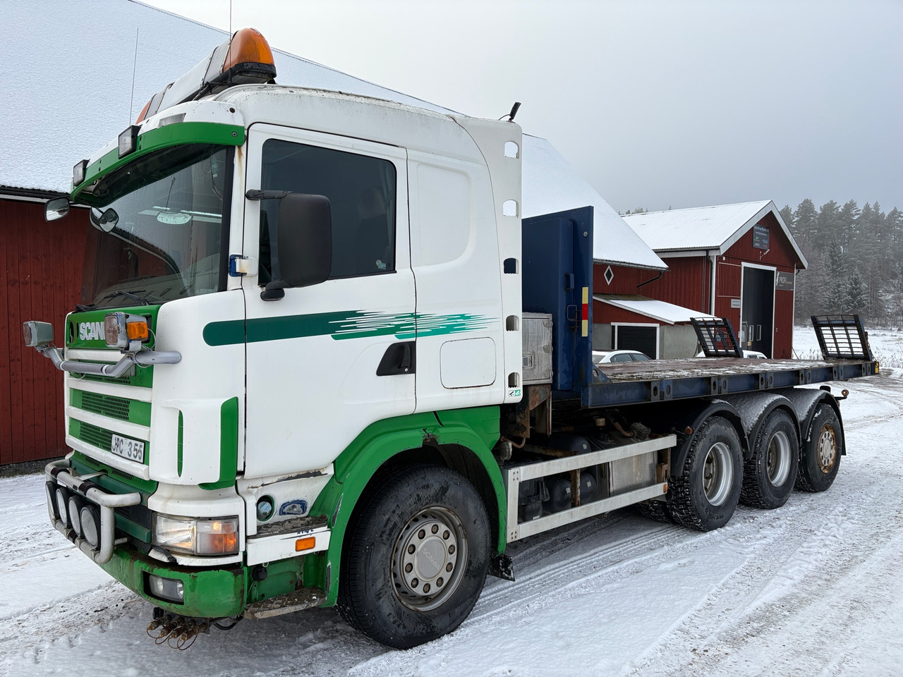 Scania R144 8x4 - 후크 리프트 트럭 : 사진 1 Scania R144 8x4 - 후크 리프트 트럭 : 사진 1