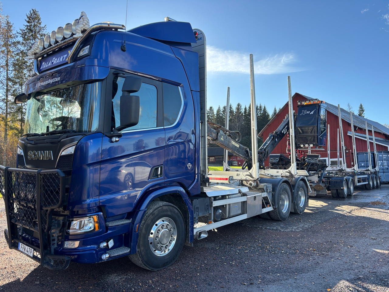 Scania R650 B 6X4 NB - 목재 트럭, 크레인 트럭 : 사진 1 Scania R650 B 6X4 NB - 목재 트럭, 크레인 트럭 : 사진 1