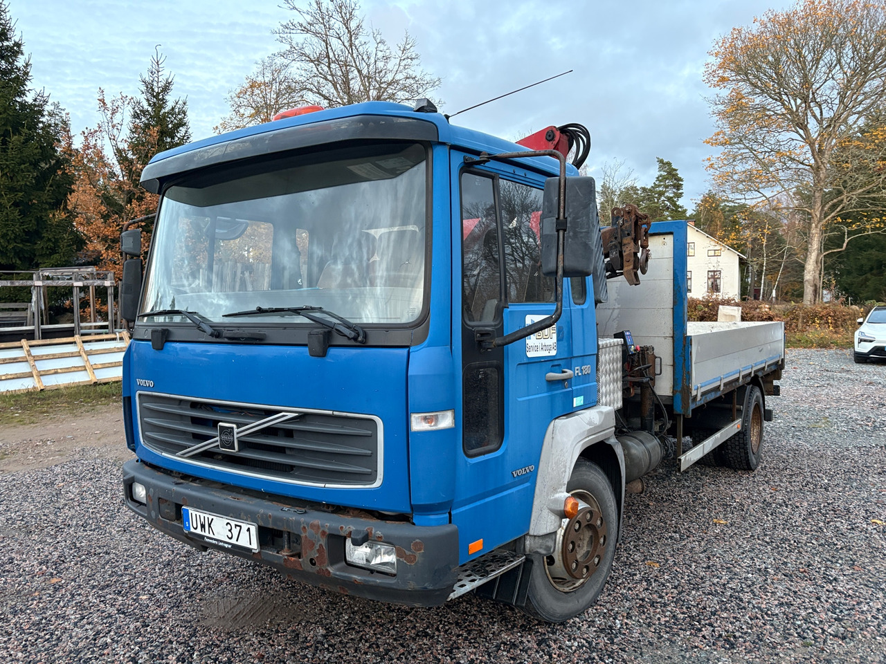 Volvo FL 180 - 크레인 트럭 : 사진 1 Volvo FL 180 - 크레인 트럭 : 사진 1