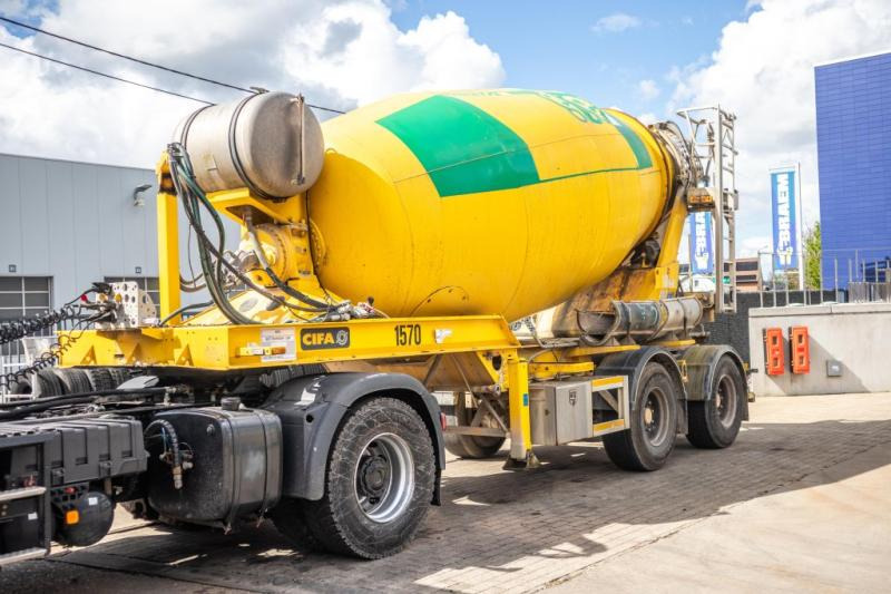 Cifa BETON MIXER/MALAXEUR/MISCHER 12M3 - STEERING AXLE - 콘크리트 믹서 세미 트레일러 : 사진 1 Cifa BETON MIXER/MALAXEUR/MISCHER 12M3 - STEERING AXLE - 콘크리트 믹서 세미 트레일러 : 사진 1