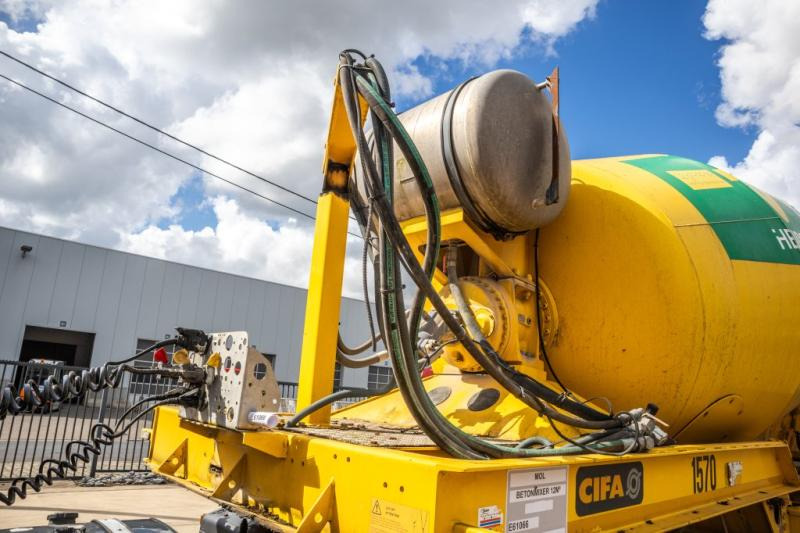 Cifa BETON MIXER/MALAXEUR/MISCHER 12M3 - STEERING AXLE - 콘크리트 믹서 세미 트레일러 : 사진 5 Cifa BETON MIXER/MALAXEUR/MISCHER 12M3 - STEERING AXLE - 콘크리트 믹서 세미 트레일러 : 사진 5