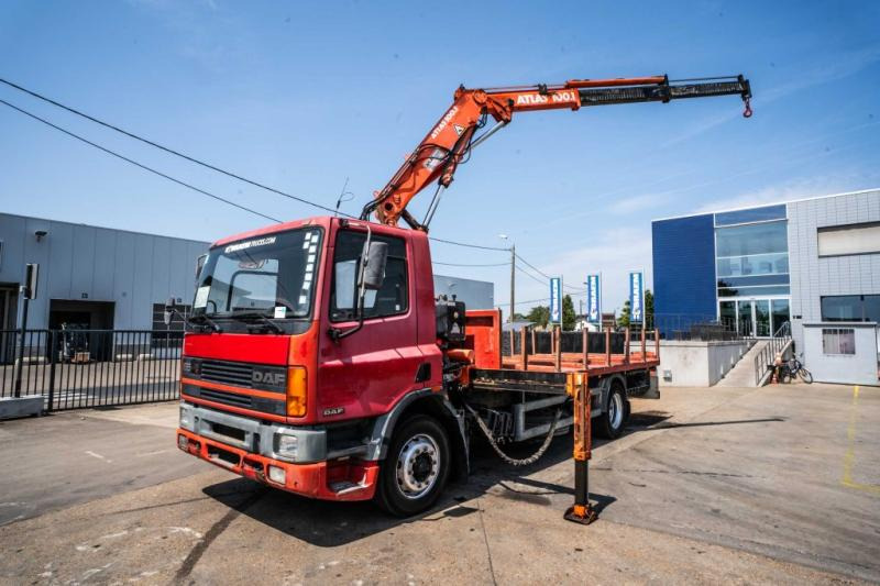DAF 65.180 - ATLAS 100.1 - 드롭사이드/ 플랫베드 트럭, 크레인 트럭 : 사진 1 DAF 65.180 - ATLAS 100.1 - 드롭사이드/ 플랫베드 트럭, 크레인 트럭 : 사진 1