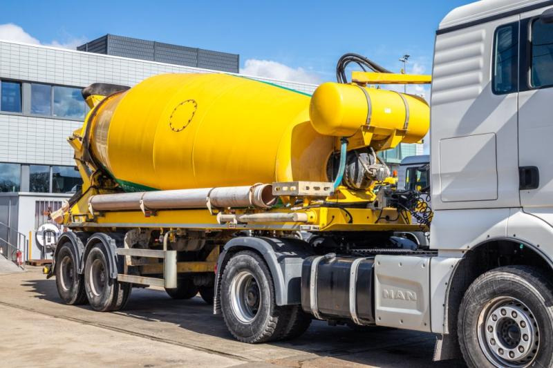 DE BUF BETON MIXER/MALAXEUR/MISCHER-10M3 - 콘크리트 믹서 세미 트레일러 : 사진 2 DE BUF BETON MIXER/MALAXEUR/MISCHER-10M3 - 콘크리트 믹서 세미 트레일러 : 사진 2