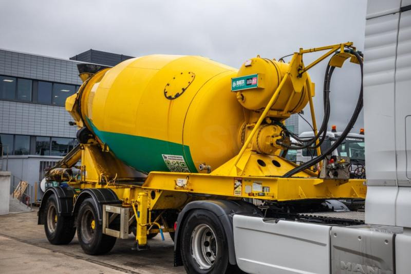 Imer BETON MIXER/MALAXEUR/MISCHER-10M3- STEERING AXLE - 콘크리트 믹서 세미 트레일러 : 사진 2 Imer BETON MIXER/MALAXEUR/MISCHER-10M3- STEERING AXLE - 콘크리트 믹서 세미 트레일러 : 사진 2
