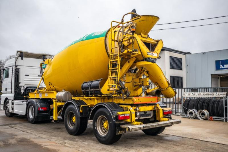 Imer BETON MIXER/MALAXEUR/MISCHER-10M3- STEERING AXLE - 콘크리트 믹서 세미 트레일러 : 사진 4 Imer BETON MIXER/MALAXEUR/MISCHER-10M3- STEERING AXLE - 콘크리트 믹서 세미 트레일러 : 사진 4