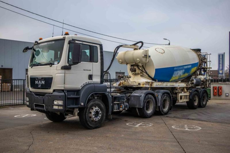 Liebherr LIEBHERR BETON MIXER/MALAXEUR/MISCHER 12M3 - 콘크리트 믹서 세미 트레일러 : 사진 4 Liebherr LIEBHERR BETON MIXER/MALAXEUR/MISCHER 12M3 - 콘크리트 믹서 세미 트레일러 : 사진 4