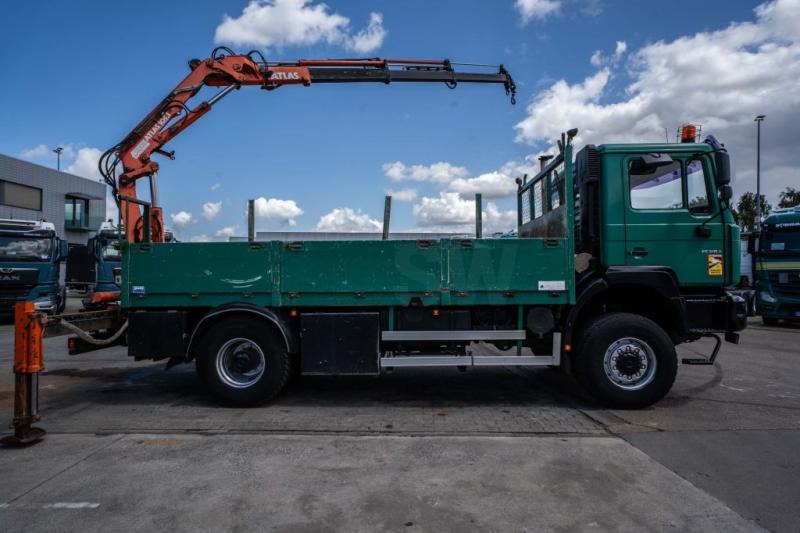 MAN FE 310A-4X4+ATLAS 105.1 A3 - 드롭사이드/ 플랫베드 트럭, 크레인 트럭 : 사진 3 MAN FE 310A-4X4+ATLAS 105.1 A3 - 드롭사이드/ 플랫베드 트럭, 크레인 트럭 : 사진 3