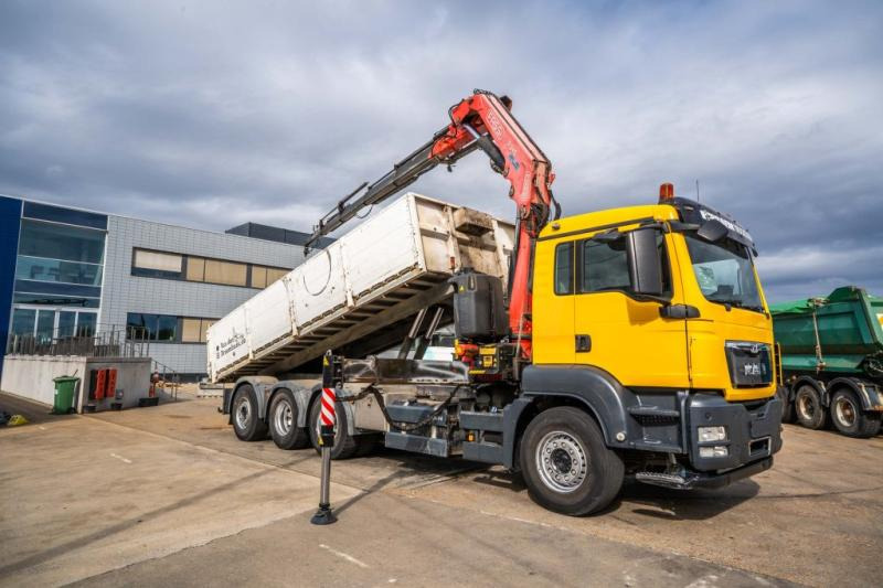 MAN TGS 32.400 BL + Fassi 245A/5x - 덤프트럭, 크레인 트럭 : 사진 2 MAN TGS 32.400 BL + Fassi 245A/5x - 덤프트럭, 크레인 트럭 : 사진 2