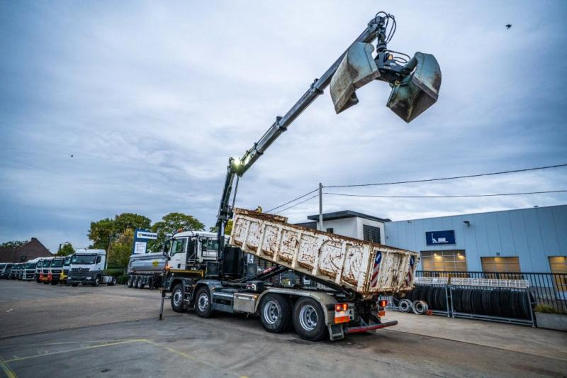 MAN TGS 32.420 BL + HIAB X-HIDUO 188/3x - 후크 리프트 트럭, 크레인 트럭 : 사진 5 MAN TGS 32.420 BL + HIAB X-HIDUO 188/3x - 후크 리프트 트럭, 크레인 트럭 : 사진 5