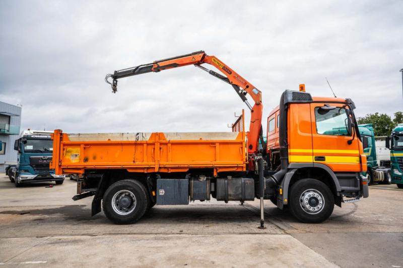 Mercedes ACTROS 1832 K + Palfinger 10 t/m - 덤프트럭, 크레인 트럭 : 사진 3 Mercedes ACTROS 1832 K + Palfinger 10 t/m - 덤프트럭, 크레인 트럭 : 사진 3