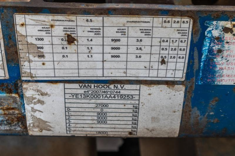 롤오프/ 스킵 트레일러 VANHOOL CONTAINER AANHANGER : 사진 6 롤오프/ 스킵 트레일러 VANHOOL CONTAINER AANHANGER : 사진 6