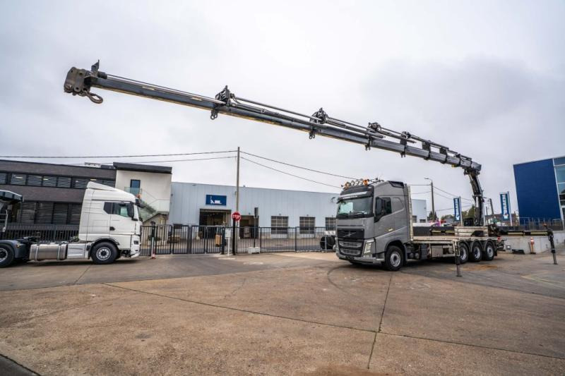 Volvo FH 420 - HIAB 377-E8 -HIPRO/ 8xhydr. - 드롭사이드/ 플랫베드 트럭, 크레인 트럭 : 사진 1 Volvo FH 420 - HIAB 377-E8 -HIPRO/ 8xhydr. - 드롭사이드/ 플랫베드 트럭, 크레인 트럭 : 사진 1