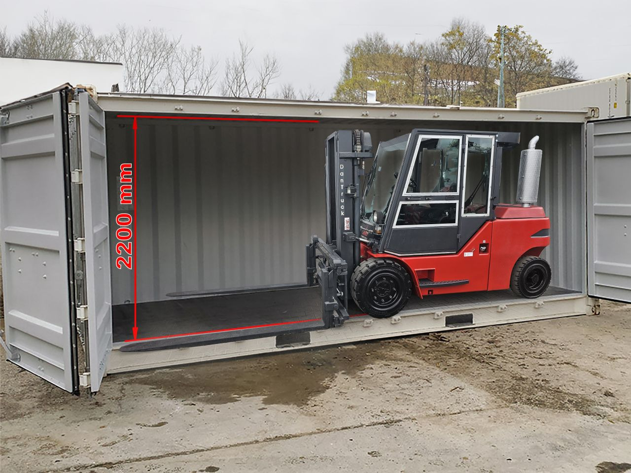 Dan Truck 8450DG Container-Indoor-Stapler -TRIPLEX - 디젤 지게차 : 사진 1 Dan Truck 8450DG Container-Indoor-Stapler -TRIPLEX - 디젤 지게차 : 사진 1