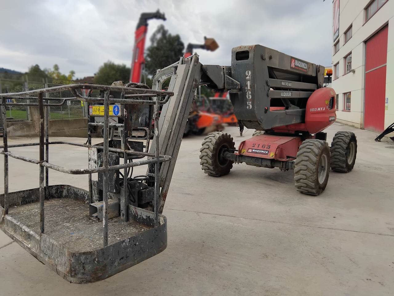 MANITOU 160ATJ EJE OSCILANTE - 관절 붐 : 사진 3 MANITOU 160ATJ EJE OSCILANTE - 관절 붐 : 사진 3