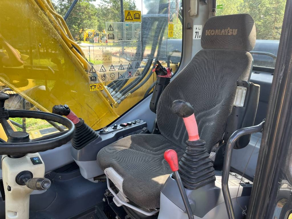 휠 굴삭기 Komatsu PW 160-7 : 사진 6