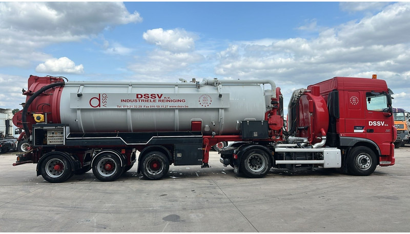 DAF XF 460 (17500L / IPSAM VACUUM + HIGH PRESSURE / BELGIAN TRUCK + TRAILER / TOP CONDITION) - 진공 흡입 트럭 : 사진 4 DAF XF 460 (17500L / IPSAM VACUUM + HIGH PRESSURE / BELGIAN TRUCK + TRAILER / TOP CONDITION) - 진공 흡입 트럭 : 사진 4