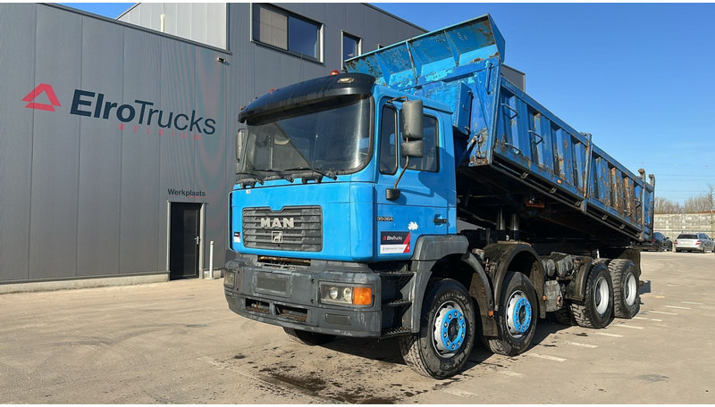 MAN 35.364 (STEEL SUSP. / 6 CYLINDER / BIG AXLE / EURO 2 / MEILLER TIPPER) - 덤프트럭 : 사진 1 MAN 35.364 (STEEL SUSP. / 6 CYLINDER / BIG AXLE / EURO 2 / MEILLER TIPPER) - 덤프트럭 : 사진 1