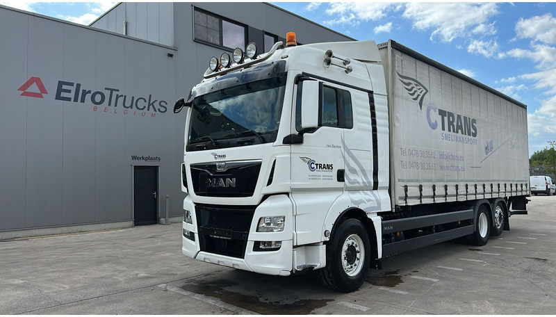 MAN TGX 26.400 (EURO 6 / 6X2 / LIFT / HAYON / BELGIAN TRUCK / GUTE ZUSTAND !! / 8.40 BOX LENGTH) - 커튼사이더 트럭 : 사진 1 MAN TGX 26.400 (EURO 6 / 6X2 / LIFT / HAYON / BELGIAN TRUCK / GUTE ZUSTAND !! / 8.40 BOX LENGTH) - 커튼사이더 트럭 : 사진 1