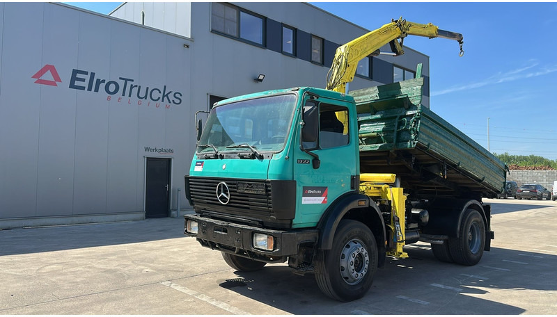 Mercedes-Benz SK 1722 (4X4 / LAMES / GRAND PONT / GRUE / TRES PROPRE / BIG HUB / STEEL SUSP. / V6) - 덤프트럭, 크레인 트럭 : 사진 1 Mercedes-Benz SK 1722 (4X4 / LAMES / GRAND PONT / GRUE / TRES PROPRE / BIG HUB / STEEL SUSP. / V6) - 덤프트럭, 크레인 트럭 : 사진 1