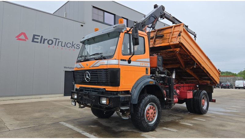 Mercedes-Benz SK 1735 (V8 2X TURBO / 4X4 / PARFAIT ETAT !!!! / GRUE / LAMES / GRAND PONT / TOP CONDITION !!!) - 덤프트럭, 크레인 트럭 : 사진 1 Mercedes-Benz SK 1735 (V8 2X TURBO / 4X4 / PARFAIT ETAT !!!! / GRUE / LAMES / GRAND PONT / TOP CONDITION !!!) - 덤프트럭, 크레인 트럭 : 사진 1