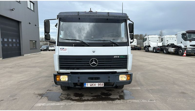 Mercedes-Benz SK 814 (BELGIAN TRUCK / HOOK / PERFECT CONDITION !!! / WITH CONTAINER / 363000 KM !!!! ) - 후크 리프트 트럭 : 사진 3 Mercedes-Benz SK 814 (BELGIAN TRUCK / HOOK / PERFECT CONDITION !!! / WITH CONTAINER / 363000 KM !!!! ) - 후크 리프트 트럭 : 사진 3