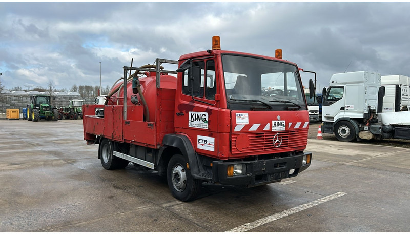 Mercedes-Benz SK 814 (VIDANGEUR / VACUUM / AUXILAIRY / SPER / STEEL SUSP. / LAMES) - 진공 흡입 트럭 : 사진 3 Mercedes-Benz SK 814 (VIDANGEUR / VACUUM / AUXILAIRY / SPER / STEEL SUSP. / LAMES) - 진공 흡입 트럭 : 사진 3