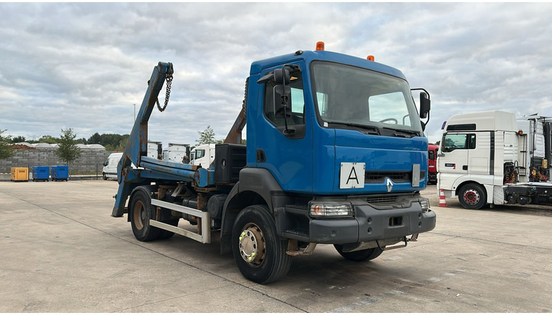 Renault KERAX (GRAND PONT / LAMES / PROPRE / BOITE MANUELLE / STEEL SUSP.) - 스킵 로더 트럭 : 사진 3 Renault KERAX (GRAND PONT / LAMES / PROPRE / BOITE MANUELLE / STEEL SUSP.) - 스킵 로더 트럭 : 사진 3