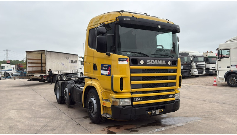 Scania 124-420 (6X2 / 8 TYRES / ORIGINAL TRACTOR UNIT / FRONT STEEL) - 트랙터 유닛 : 사진 3 Scania 124-420 (6X2 / 8 TYRES / ORIGINAL TRACTOR UNIT / FRONT STEEL) - 트랙터 유닛 : 사진 3