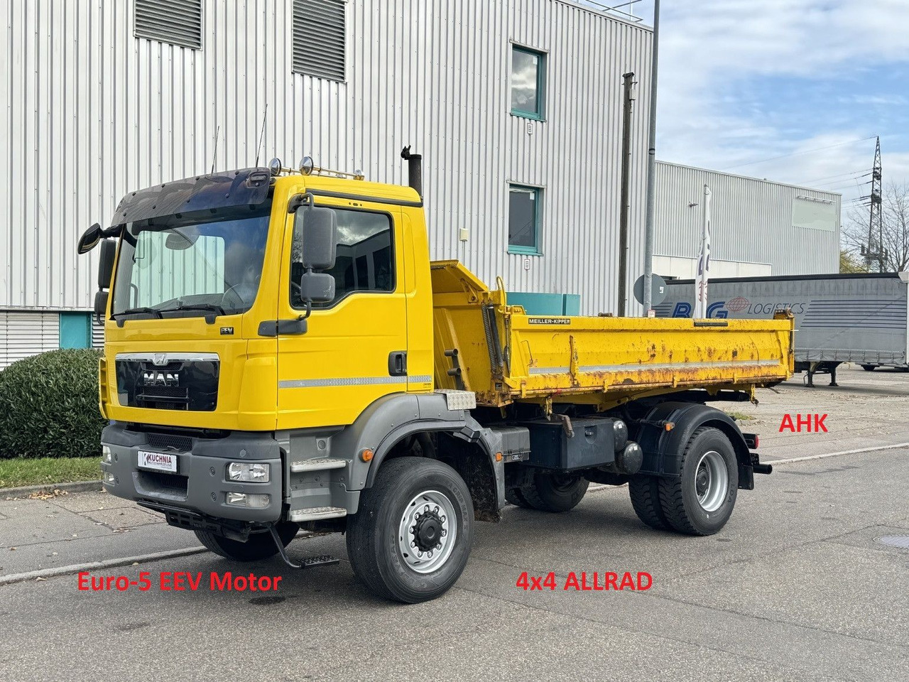 MAN TGM 18.340 4x4 ALLRAD MEILLER 3-S Kipper AHK - 덤프트럭 : 사진 1 MAN TGM 18.340 4x4 ALLRAD MEILLER 3-S Kipper AHK - 덤프트럭 : 사진 1