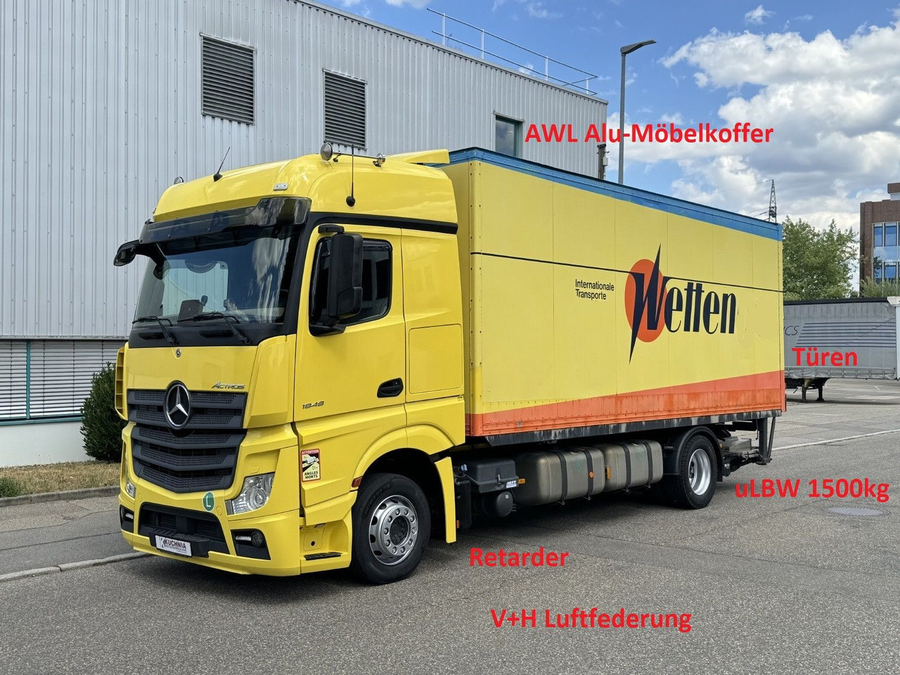 Mercedes-Benz Actros 1848 LL Gr.Haus AWL-Möbelkoffer uLBW - 박스 트럭 : 사진 1 Mercedes-Benz Actros 1848 LL Gr.Haus AWL-Möbelkoffer uLBW - 박스 트럭 : 사진 1