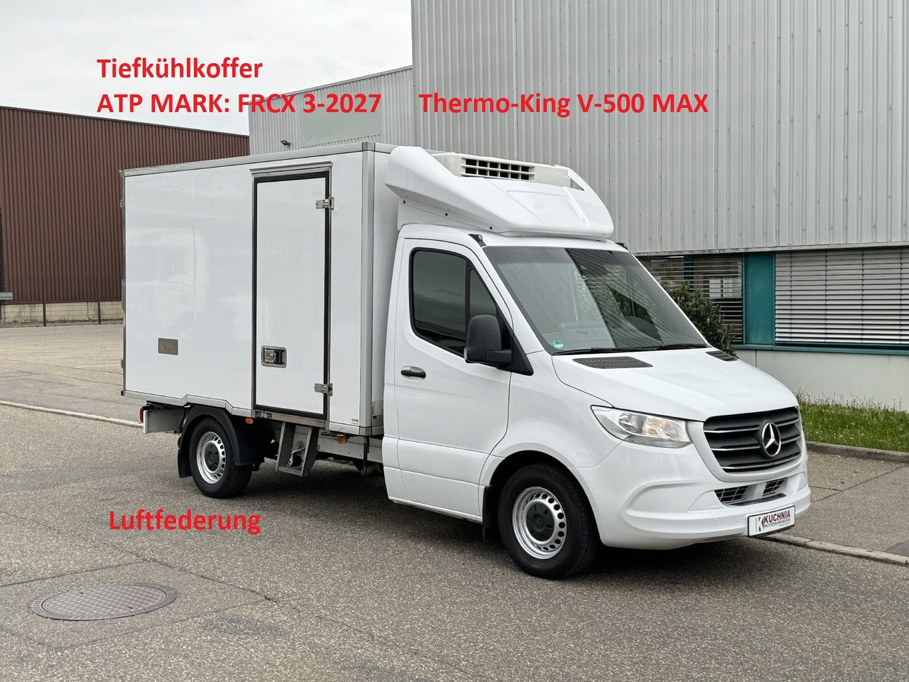 Mercedes-Benz Sprinter 316 Tiefkühl 3,3m TK V-500 MAX Luftgef. - 냉동 밴 : 사진 1 Mercedes-Benz Sprinter 316 Tiefkühl 3,3m TK V-500 MAX Luftgef. - 냉동 밴 : 사진 1