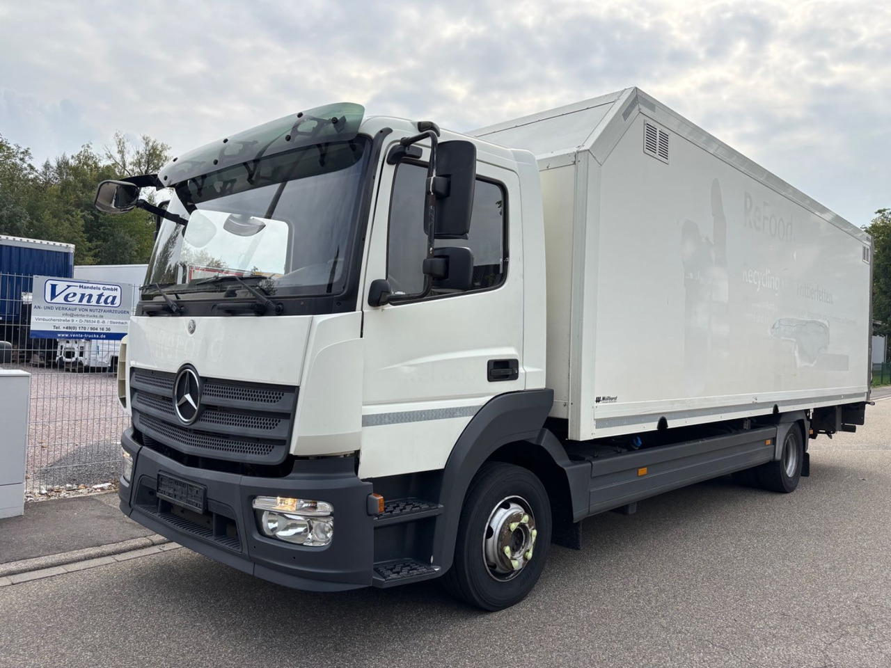 Mercedes-Benz Atego III 1223L, Euro-6, Klima, LBW - 박스 트럭 : 사진 1 Mercedes-Benz Atego III 1223L, Euro-6, Klima, LBW - 박스 트럭 : 사진 1