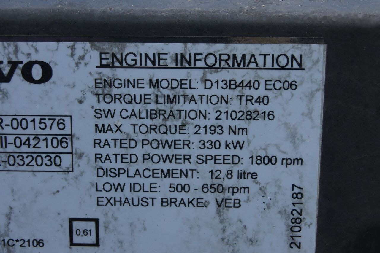 Volvo D13B440 EC06 Volvo FH, FM - 엔진 트럭 용 : 사진 4 Volvo D13B440 EC06 Volvo FH, FM - 엔진 트럭 용 : 사진 4