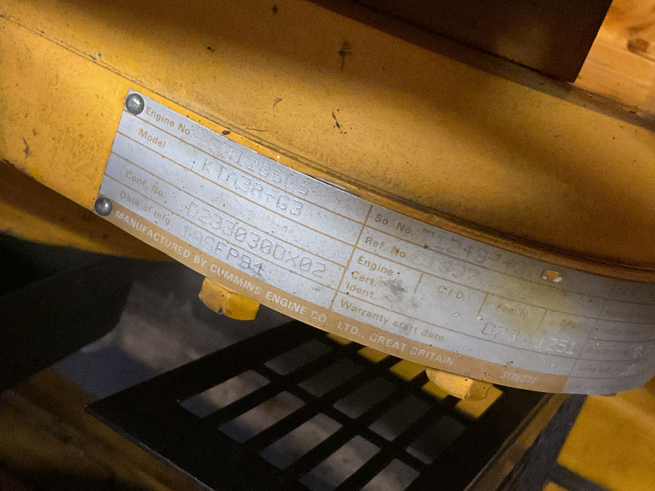 Cummins KTA38G3, 1000KVA Generatorset. Low hours and complete. - 발전기 세트 : 사진 5 Cummins KTA38G3, 1000KVA Generatorset. Low hours and complete. - 발전기 세트 : 사진 5